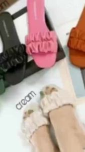 Sandal Teplek Slop Wanita Terbaru Kerucut
