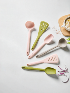 kochblume | High-Heat Resistant Silicone Baby Utensils Set for Non-Stick Pans