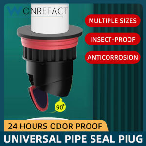 Sewer Pipe Sealing Plug Deodorant Silicone Sealing Kitchen Toilet One-Way Pipe Plug Anti-Overflow