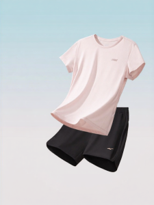 Erke | Quick Drying Womens Sport Set Short Sleeve Shorts