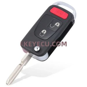 Vỏ Ốp Chìa Khóa Xe Mercedes-Benz Kiểu Lưỡi Dao HU39 1/2/3/4 Nút Dạng Gập Dành Cho C E ML S SL500 S420 S320 CL600
