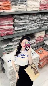 Áo Thun Thái Nữ Dáng Vừa Cotton Mềm Mịn Mát (Mã A07 90s Baby) Từ 40 Đến 60kg Phong Cách Cá Tính Độc Đáo