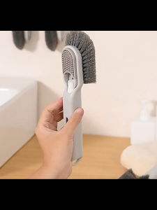 Multifunctional Cleaning Brush With Bottle Spray | Bathroom Floor Shoe Cleaning Brush Berus Pencuci Kasut 长柄鞋刷带喷液