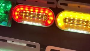 Lampu bak truck 1 baris tunggal 12 & 24V Mobil Bis Truk dan Box 1 Mode