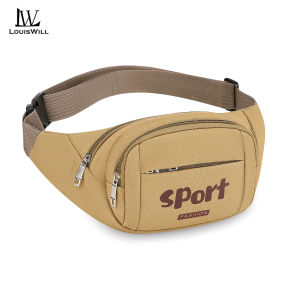 LouisWill Sports Bag Waist Bag Chest Bag Crossbody Chest Bag  Multi-Functional Fitness Bag Small Waist Pouch Waterproof Wear-Resistant Waist Bag with Adjustable Strap for Workout Running