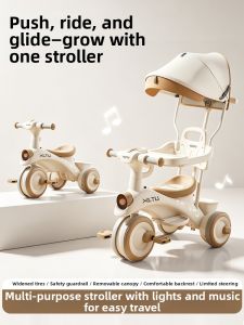 YIHECHUYAO | Convertible Multi-Function Ride Push Toy Trike