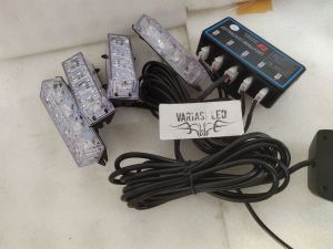 lampu strobo cepit grill depan mobil/lampu strobo patwal 4 led harga 1 Set