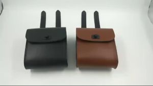 Bike Motorcycle PU Leather Saddle Bags Luggage Front/Side Universal