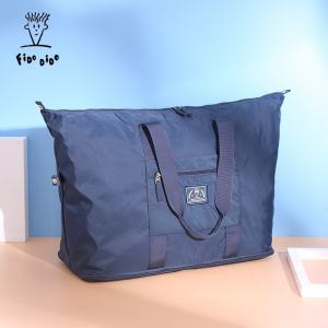 Fido Dido Foldable Handheld Travel Bag Lightweight Portable Storage Bag for Short Trips Luggage Cover Nylon Youth Travel Bag