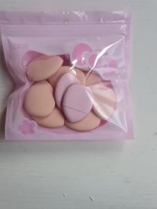 12Pcs Finger Powder Puff Setfor FoundationConcealerLoose Powder Reusable Portable Cosmetic Puff for Daily Makeup