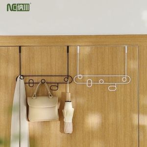 [HomeAmaze] Door Back Hook Hanger | Door Hook Storage Rack | Iron Door Back Cloth Rack