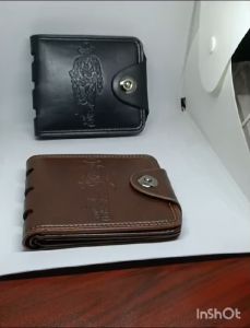 Dompet Pria Murah & Praktis: Dompet Dark Brown Ukuran Standar