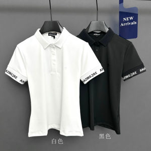 AMAZINGCRE Summer Golf Clothing Womens Short sleeved Sports T-shirt Quick drying Breathable Elastic Comfortable Versatile Ball Clothing