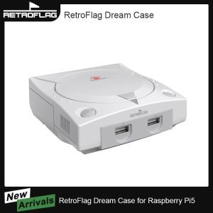 RetroFlag Dream Case for Raspberry Pi5 SD Card Slot USB LAN and Improved HDMI Ports Enhanced Cooling System and Reset Button