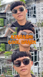 SNEAKERSSHOP17 Kacamata Pria Atarashi Coolshark Lensa Polaris Photochromic Anti Silau UV400