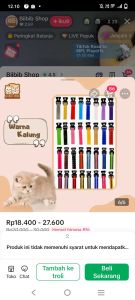 Kalung kucing custom Nama dan lonceng hewan lain lain Custom