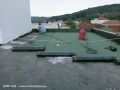 Pelapis anti bocor atap dak beton waterproofing membrane bakar. 