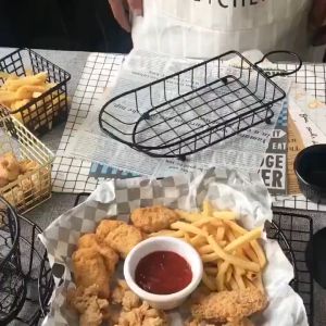 BOSSLU Tempat Penyimpanan Kentang American Style / Tempat Cemilan Bentuk Perahu
