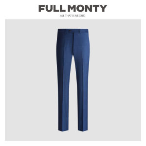 100% Wool Business Dress Trousers Slim Fit