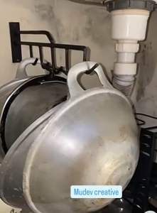 Rak wajan dan Panci dinding tembok Gantungan organizer 5 sap