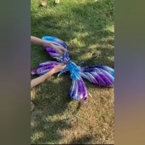 TAIYO Balon Foil Sayap Kupu-Kupu Butterfly Peri Fairy Wings Dekorasi Pesta Ulang Tahun