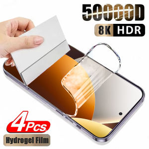 4PCS Hydrogel Film For Xiaomi Redmi Note 15 13 12 11 14 Pro Plus Screen Protector For Redmi Note 14s 12s Soft Protection Film