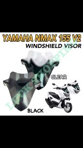 MOTORCYCLE WIND SCREEN DEFLECTORS FOR YAMAHA NMAX V2 HIGH PERFORMANCE WINDSHIELD VISOR WITH BOLTS