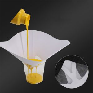 SEAMETAL 50/100Pcs Disposable Paint Funnel Filter Paper Car Paint Spray Mesh Paper Filter Funnel Strainer Conical Straining Tool