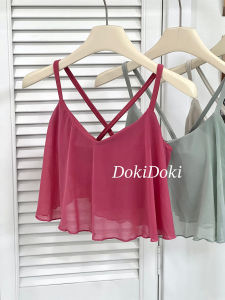 Womens Yoga Vest Cross Back Tank Top Running Fitness Sports Bra Breathable Mesh Summer Sportswear Absorb Sweat Quick Dry