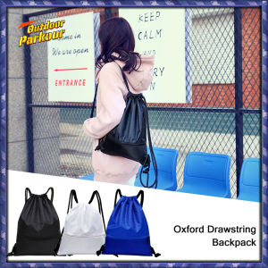 【ในสต็อก + ของแท้100% 】กระเป๋ายิม Drawstring กระเป๋าเป้สะพายหลังกีฬาขนาดใหญ่ผู้ชายและผู้หญิงว่ายน้ำ Drawstring ถุง PE กันน้ำกระเป๋านักเรียนชายหาดเด็กชายและเด็กหญิง