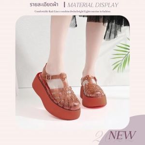 QXshop แบบใหม่ รองเท้าแฟชั่นผู้หญิง งานรัดส้นทรงสวยๆ สีสันน่ารัก สดใสวัสดุ ยางใส่ลูยน้ำ สำหรับน้ำหนัก สั่งเล่นพร้อมส่งจ้า