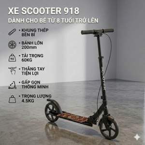 Xe trượt scooter cho bé từ 7 tuổi tải 60kg
