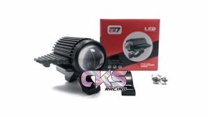 Lampu Tembak Sorot LED Laser Gun D2 Pesawat Lasergun 2 Warna Putih Kuning Stang CR7