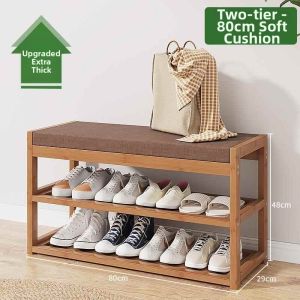 TENGYAGAO | Shoe-changing Bench Coat Rack Storage