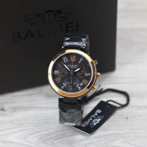 Jam Tangan Wanita Balmer 7985MC: Tali Rantai Tanggal Chrono Aktif Analog Original