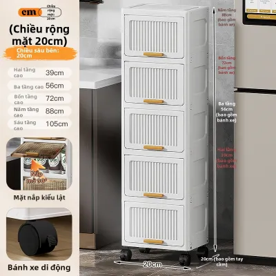 Tủ Lưu Trữ Không Gian hẹp Nhiều Tầng Nhựa