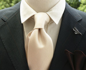 Casual Arrow Tie for Men in Green and Grey Pure Color Yarn-Dyed Polyester Ideal for Professional Wedding Photoshoot