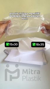 (1 Ikat) Plastik HD Tipis 12x25 Kantong Anti Panas Bungkus Gorengan Batagor Tahu Bulat
