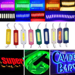 Angelila 5/10/20 pcs LED Module DC12V 24V Waterpoof LED Light for DIY Decoration Stage Backlighting Channel Letters Backlighting Sign Board Backlighting Advertisement Signs Backlighting