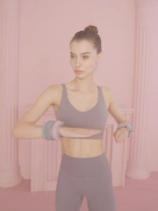 1Pair Adjustable Ankle Weights 0.5kgx2 Wrist Arm Leg Weights for Strength Fitness Training