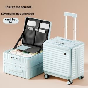MINGJUEGONGZI | Vali Kéo Dễ Mang Lên Máy Bay Nhẹ 18 Inch