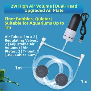MONLEYTA | Ultra Quiet Smart Mini Fish Tank Oxygen Pump