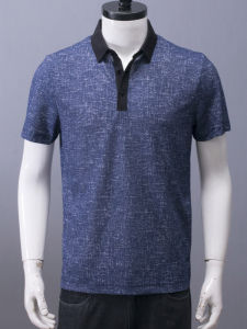 Áo Thun Polo Cổ Bẻ Tay Ngắn Mùa Hè Mỏng Thường Ngày Cho Nam Vải Polyester 95% Spandex 5% Thoải Mái Thoáng Khí