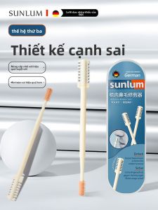 MONLEYTA | Máy tỉa lông mũi hai mặt cầm tay dành cho nam Bộ dụng cụ cắt lông mũi nhỏ gọn Thiết bị cắt lỗ mũi