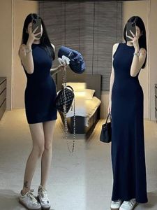 ชุดเดรสกระโปรงสั้นทรงเข้ารูปเซ็กซี่สำหรับฤดูร้อนปี 2025 ชุดเดรสกระโปรงยาวทรงเข้ารูปสไตล์สตรีทแฟชั่นสำหรับสาวๆ