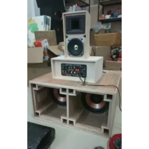 TaffSTUDIO Ampli 400W Amplifier Board Audio Bluetooth USB FM Subwoofer DIY Lengkap Remot dan Kabel