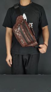 POLO AMSTAR - Waistbag Terbaru Tas Selempang Bahu Bahan Kulit PU