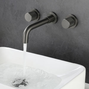 AZOS | Vòi Rửa Lavabo Treo Tường Màu Xám