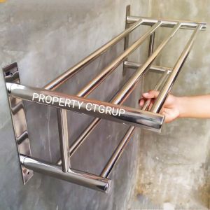 gantungan handuk kamar mandi sap 2 jemuran handuk