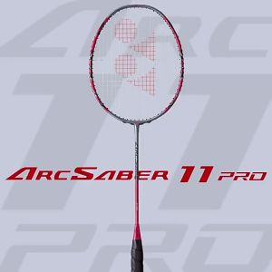 【Buy 1 Get 5 Free】YONEX ARCSABER 11 PRO Badminton Racket Full Carbon Single 4UG5 26-30Lbs 83g Made In Japan [Freebies :2 * hand glue 12 * shuttlecock 2 * bag 1]